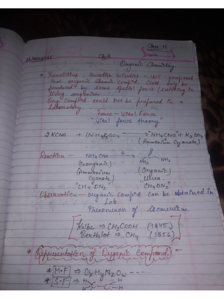 Handwritten Chemistry Notes | PDF