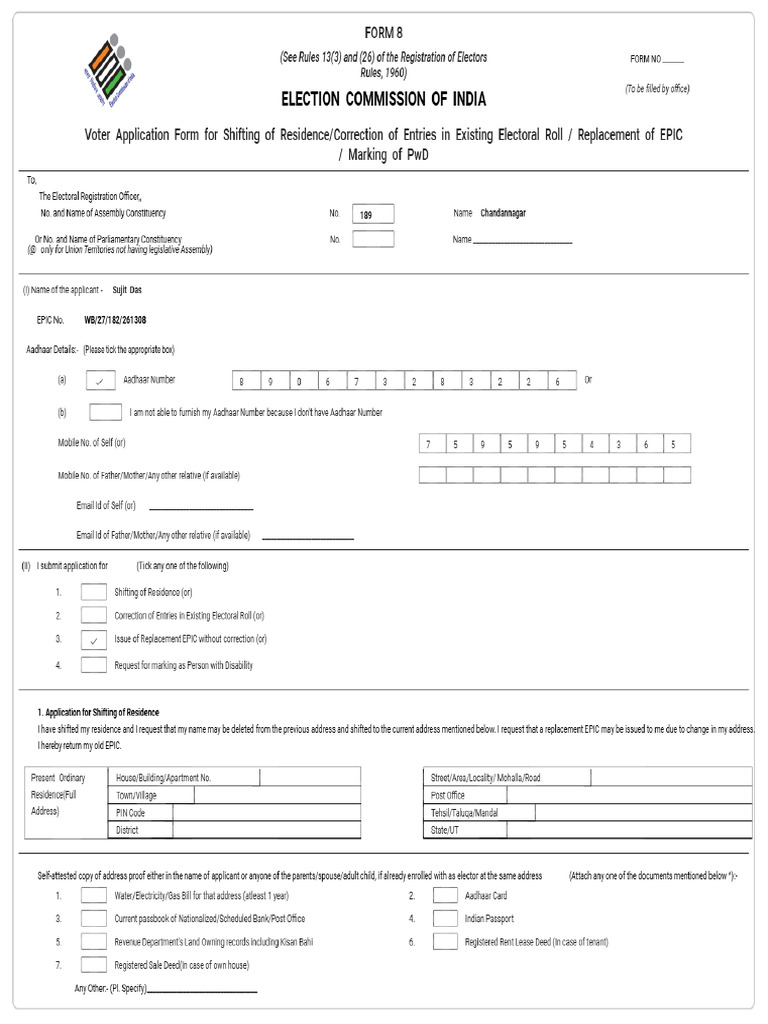 Form 8 | PDF