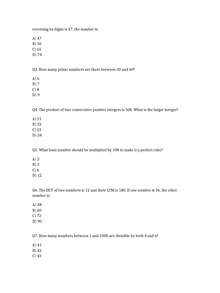 Quative Aptitude Questions | PDF | Compound Interest | Elementary ...