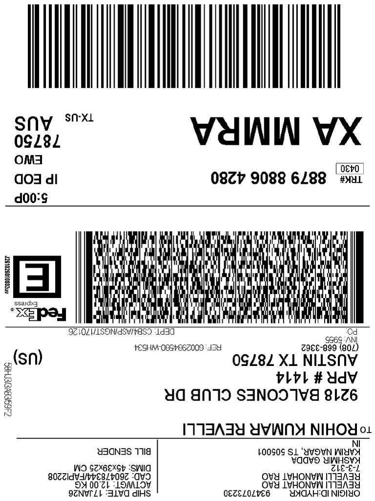 Label 887988064280 | PDF
