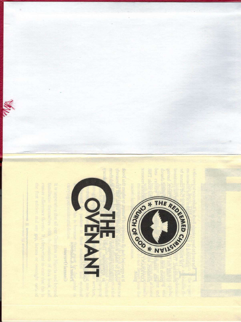RCCG The Covenant | PDF