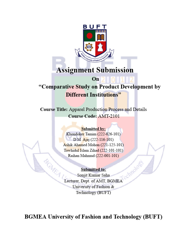 Assignment Submission 1 | PDF