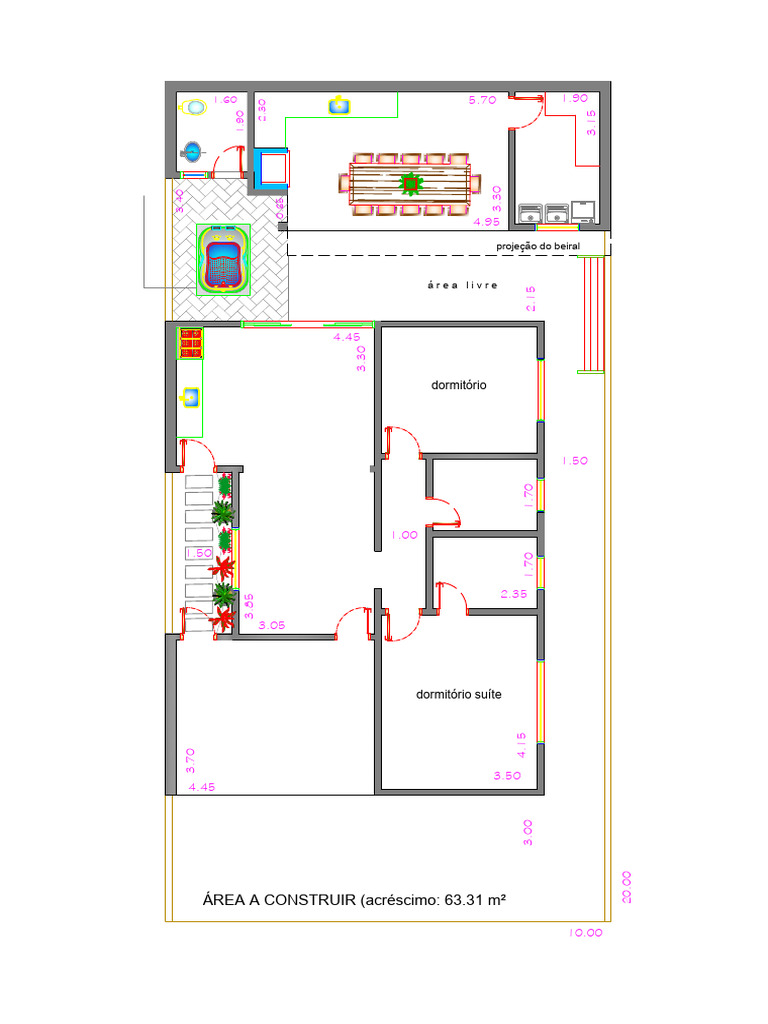 Planta Casa Modelo Baixa Unico | PDF