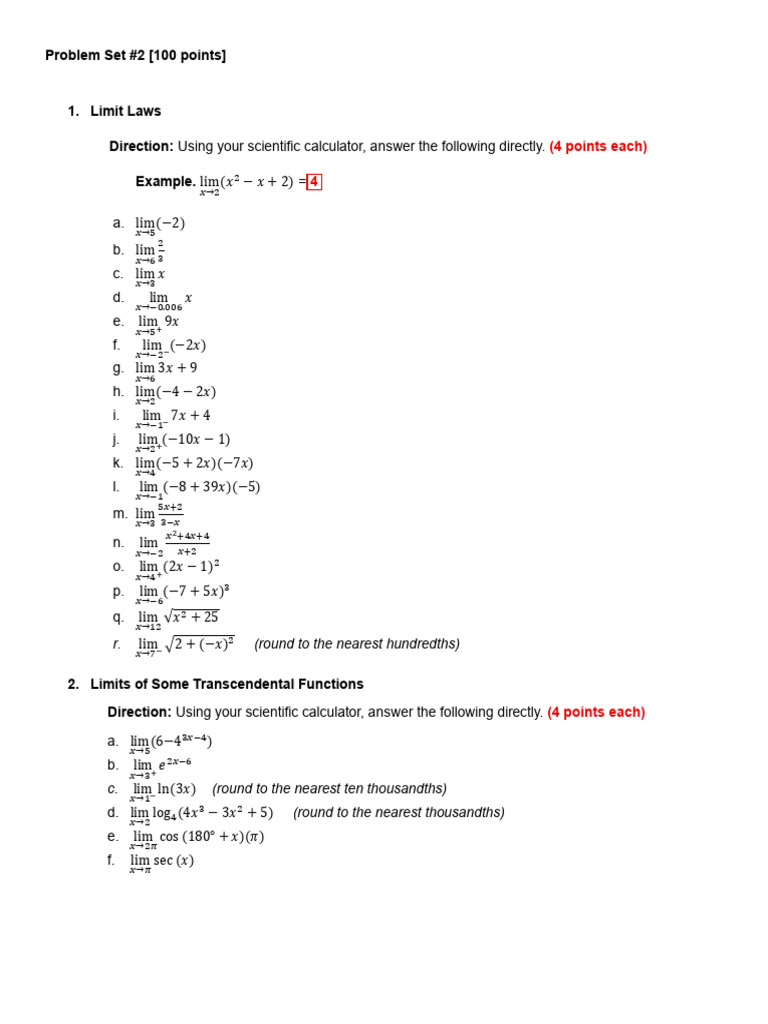 Problem Set 2 Document | PDF