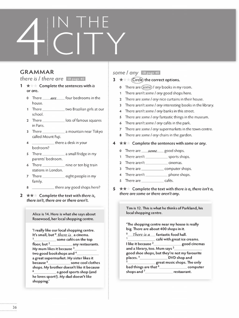 Starter Workbook U4 | PDF