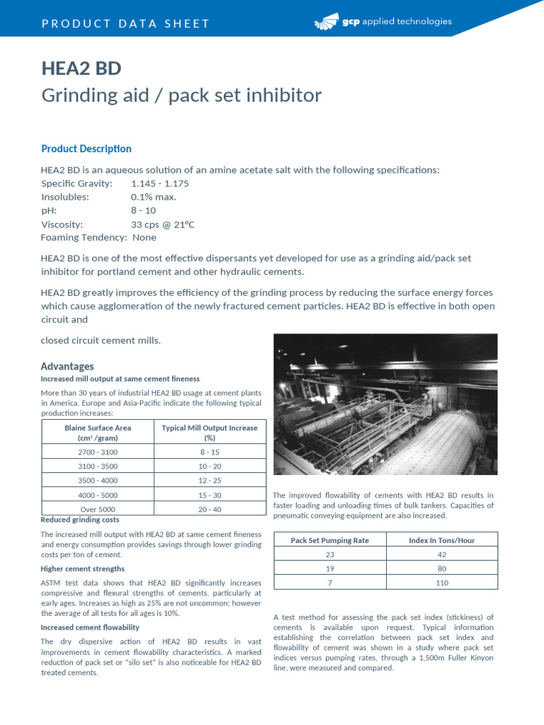 HEA2 BD | PDF | Cement | Industrial Processes