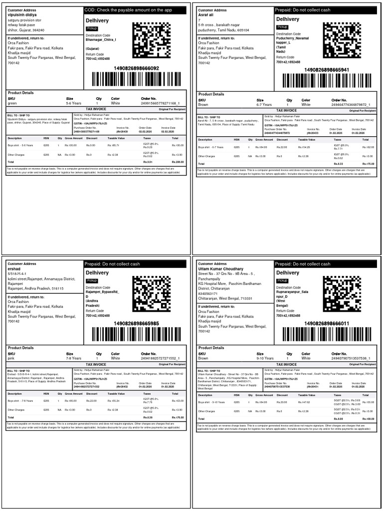 Sub Order Labels Eaff2d9f De25 4472 9beb 1b2647d08d4c Converted | PDF ...