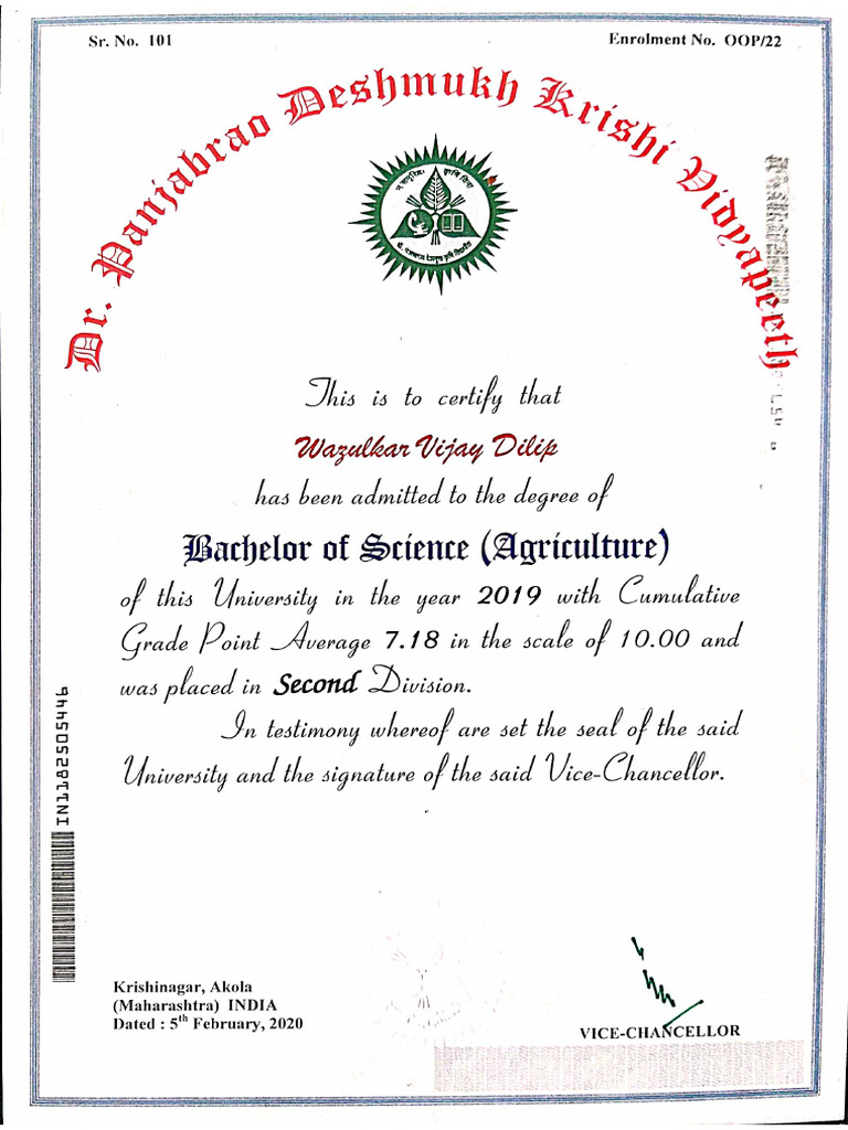 Cert Degree | PDF