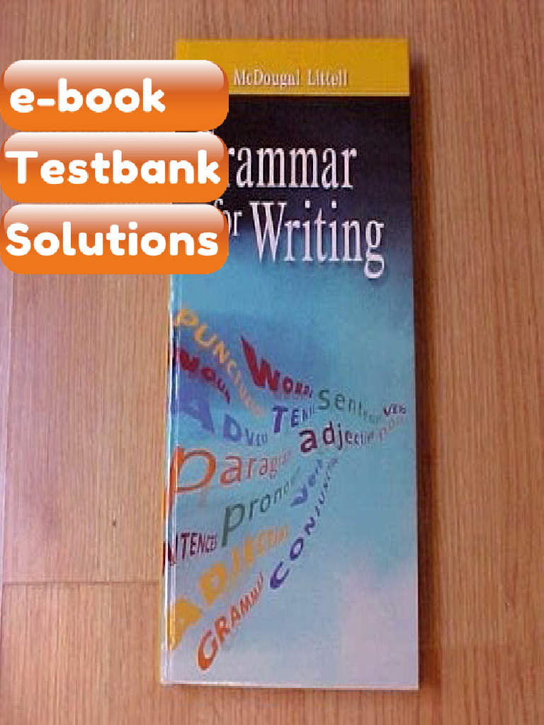 Testbank Grammar For Writing Grade 6 Ebook Solutions | PDF ...