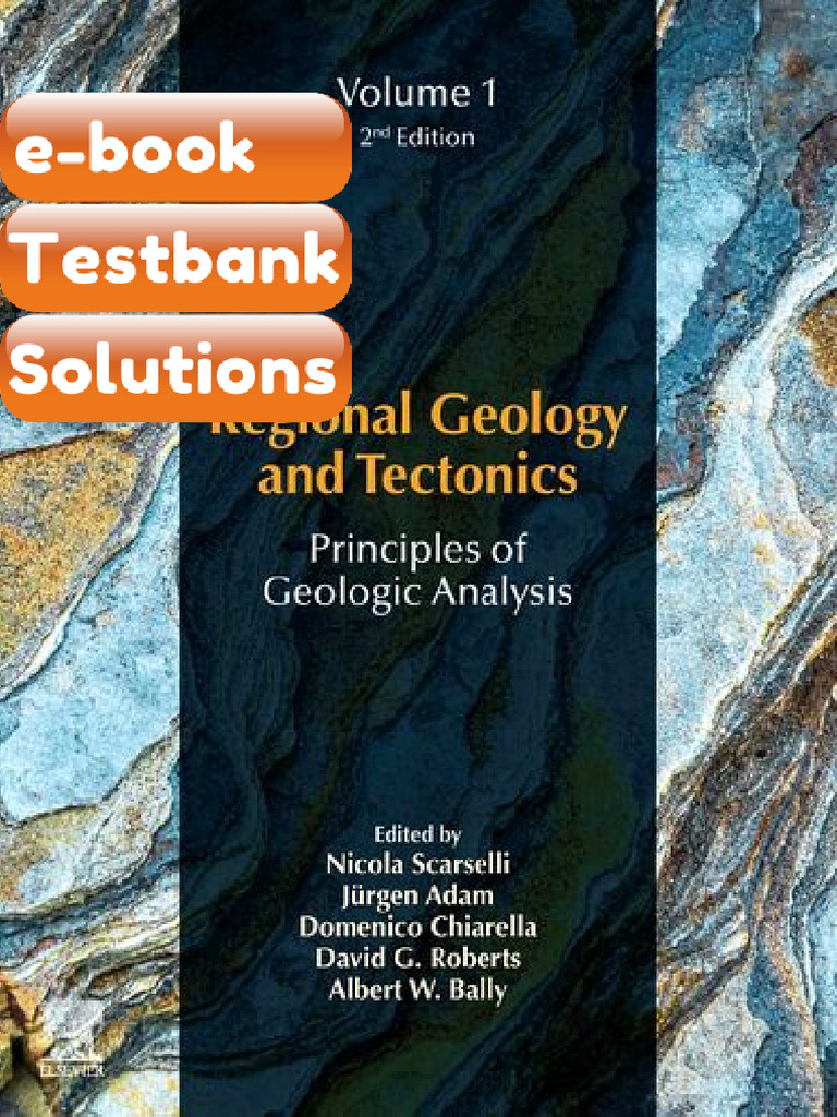 Testbank Regional Geology and Tectonics Principles of Geologic Analysis ...