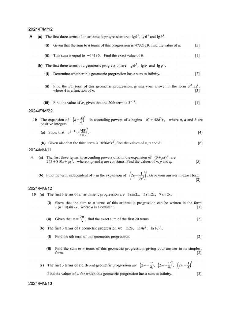 Igcse 0606 | PDF