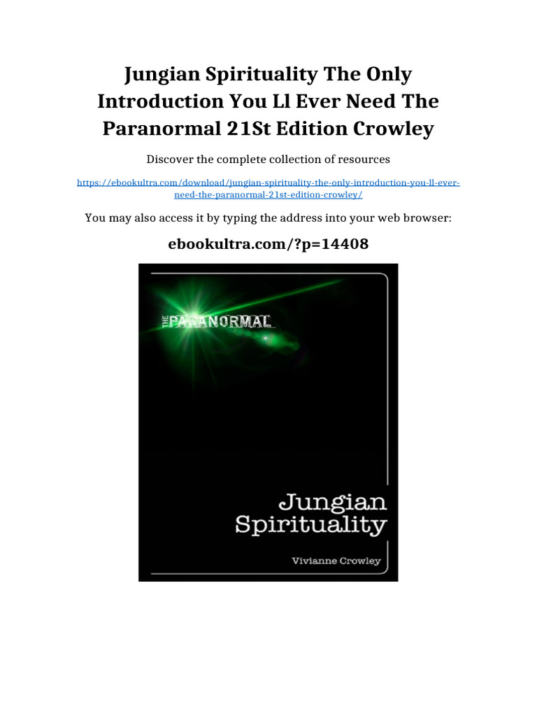 Jungian Spirituality The Only Introduction You LL Ever Need The
