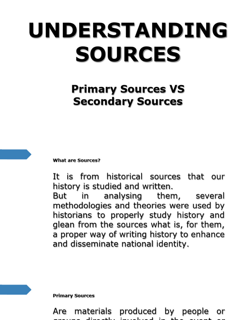 Lesson 2 - Critical Evaluation of Sources | PDF | Primary Sources ...