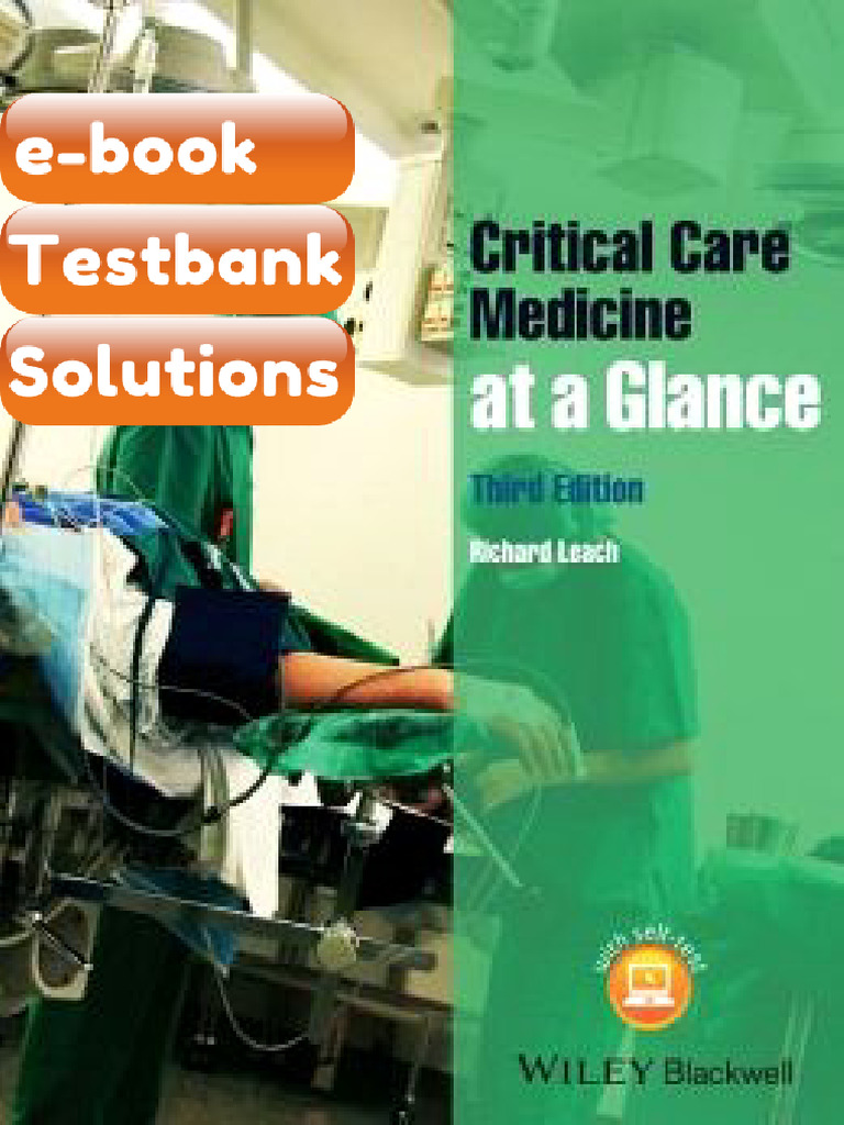 Testbank Critical Care Medicine at a Glance Fast Download | PDF ...
