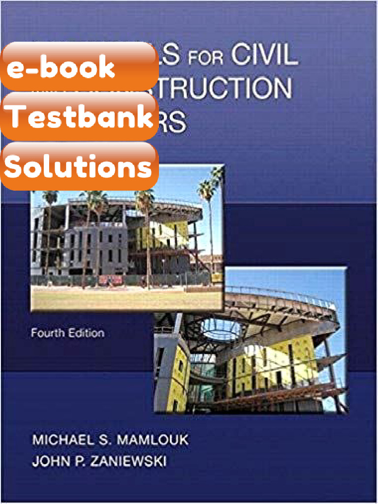 Testbank Materials For Civil and Construction Engineers 4th Edition ...