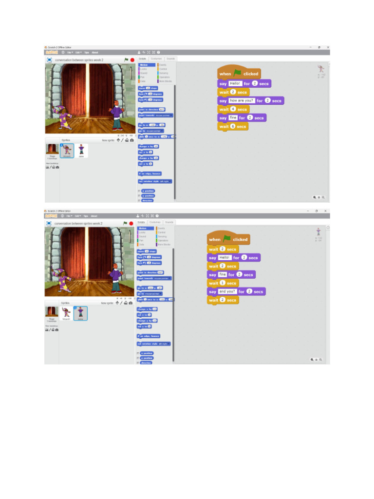 Conversation 2 Sprites | PDF