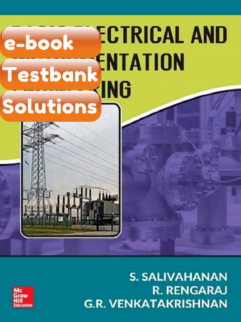 Testbank Basic Electrical and Instrumentation Engineering 1st Edition S ...