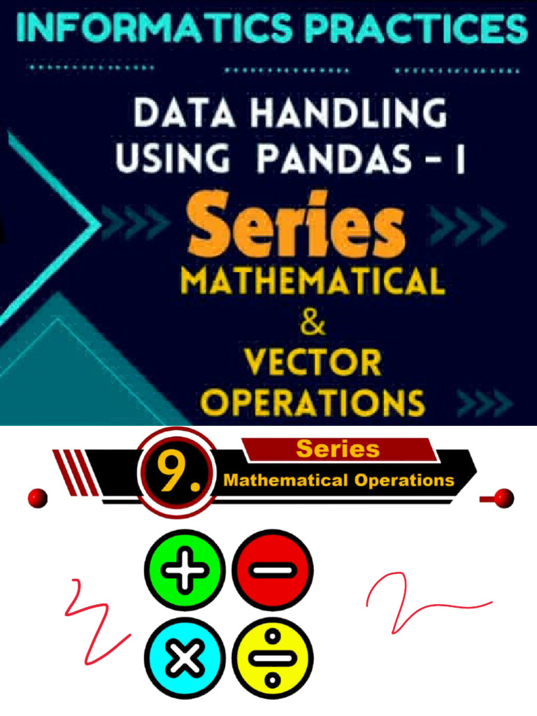 CH 1 - 1.6.4 Mathematical and Vector Operations | PDF
