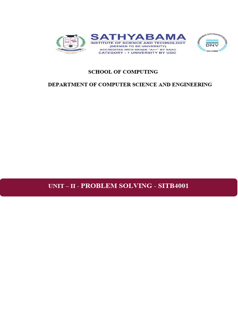 Aiml Unit - II - Problem Solving | PDF | Mathematical Optimization ...