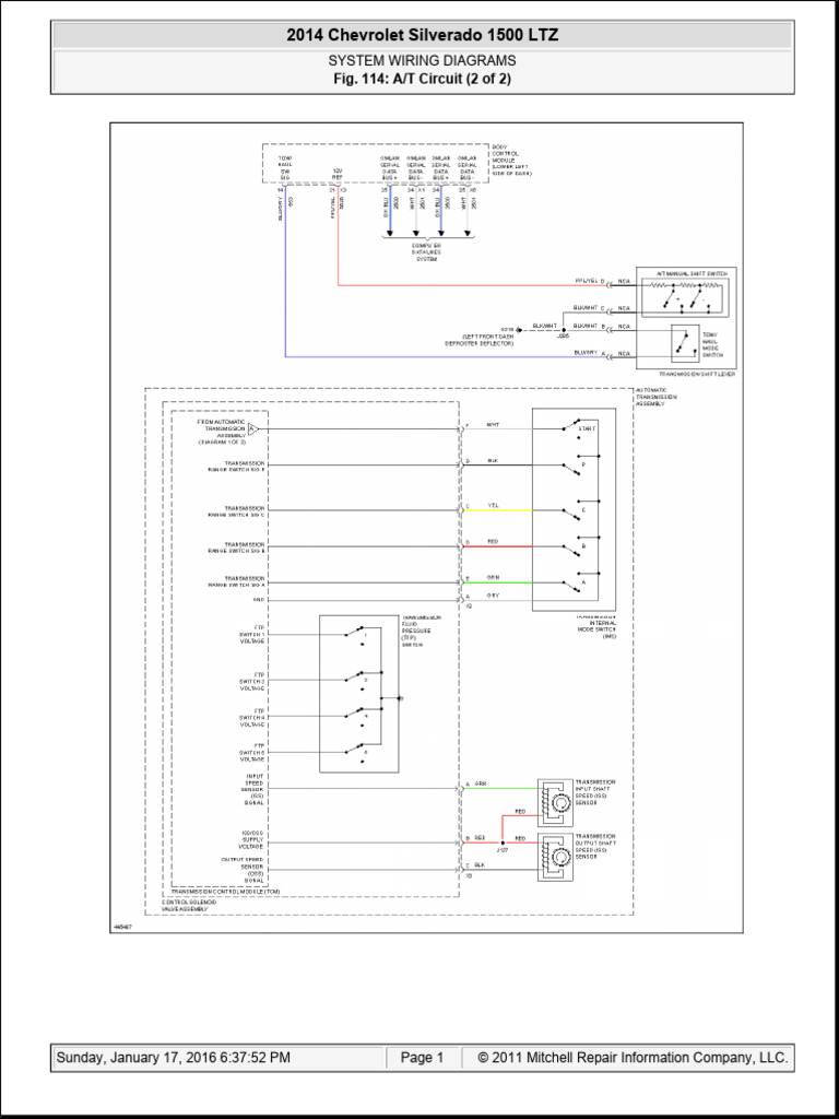 2014 Silverado 1500 Transmission 2of2 | PDF