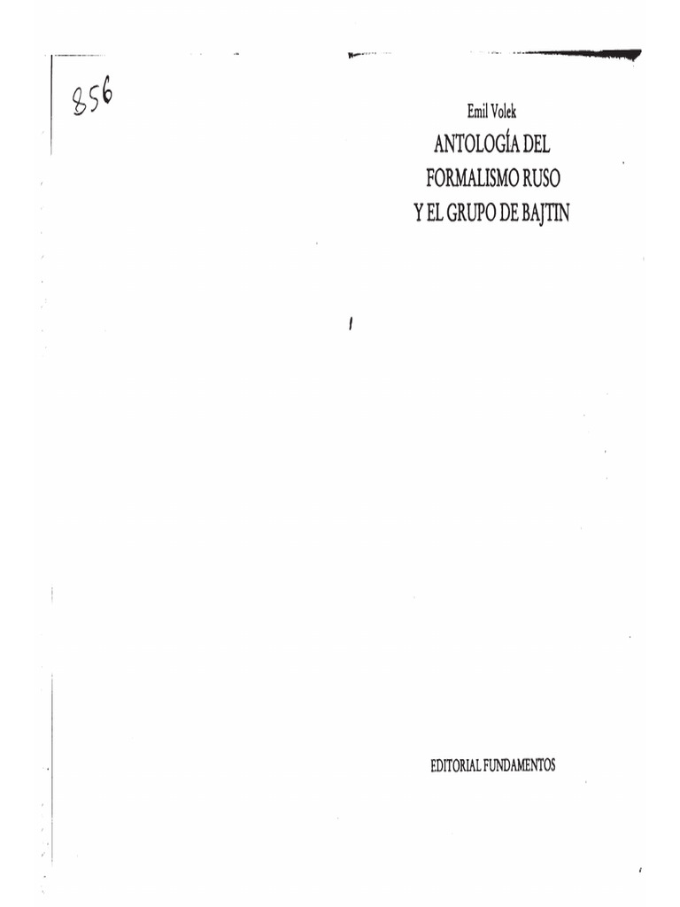 Eichenbaum - La Teoría Del Método Formal | PDF