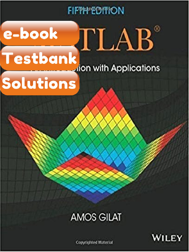 Testbank MATLAB An Introduction With Applications 5th Edition Ebook ...