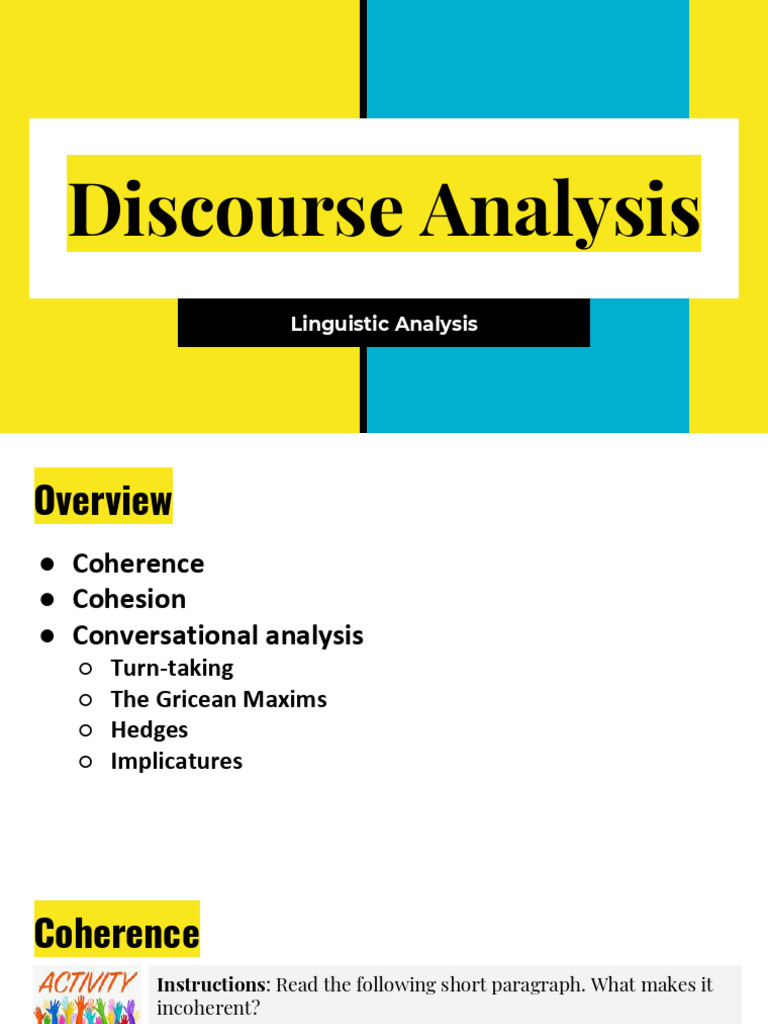 Introduction To Discourse Analysis | PDF | Human Communication ...