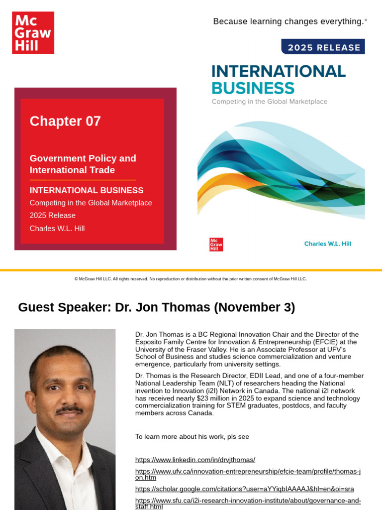 International Business Chapter 7 Slides | PDF | World Trade ...