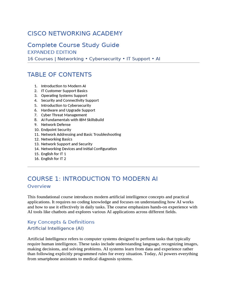 16 courses topics details | PDF | Computer Virus | Artificial Intelligence