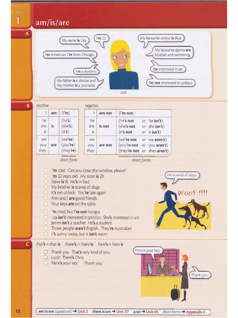 Uni 1 2 Grammer Exercises | PDF