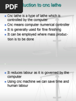 Introduction To CNC Lathe