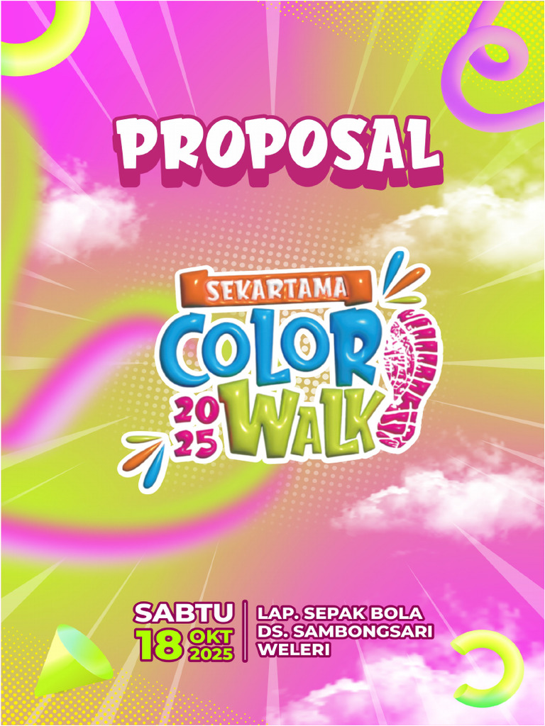 Proposal SEKARTAMA Color Walk 2025 | PDF