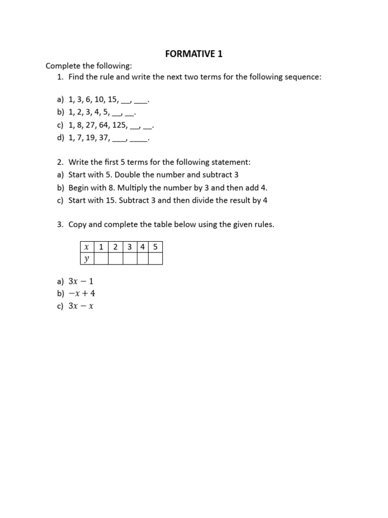 Formative 1 | PDF