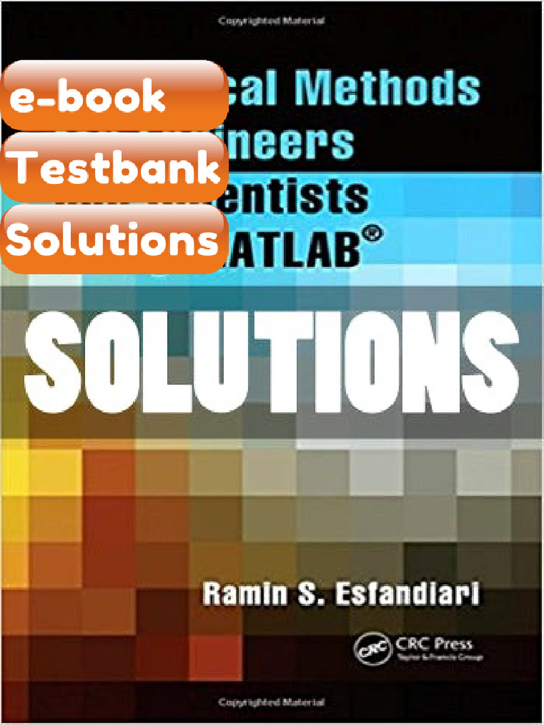 Testbank Numerical Methods for Engineers and Scientists Using MATLAB 1 ...