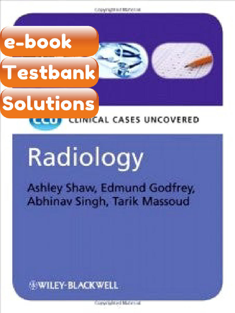 Testbank Radiology Clinical Cases Uncovered Fast Download | PDF ...