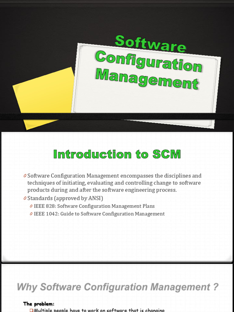 Software Configuration Management | PDF | Software Testing | Software