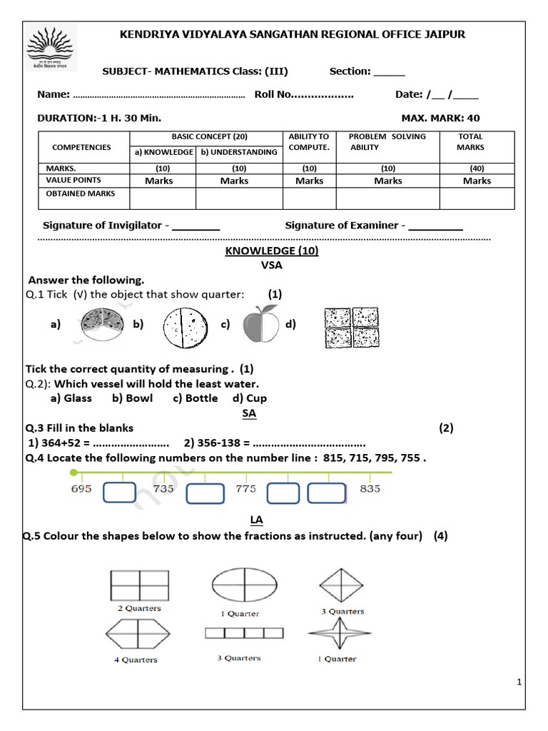 III Maths SP SEE 2025-26 | PDF | Mathematics