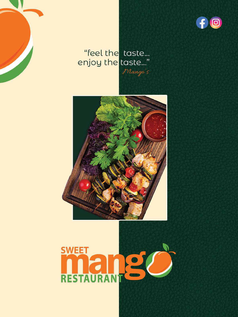 Sweet Mango Menu | PDF