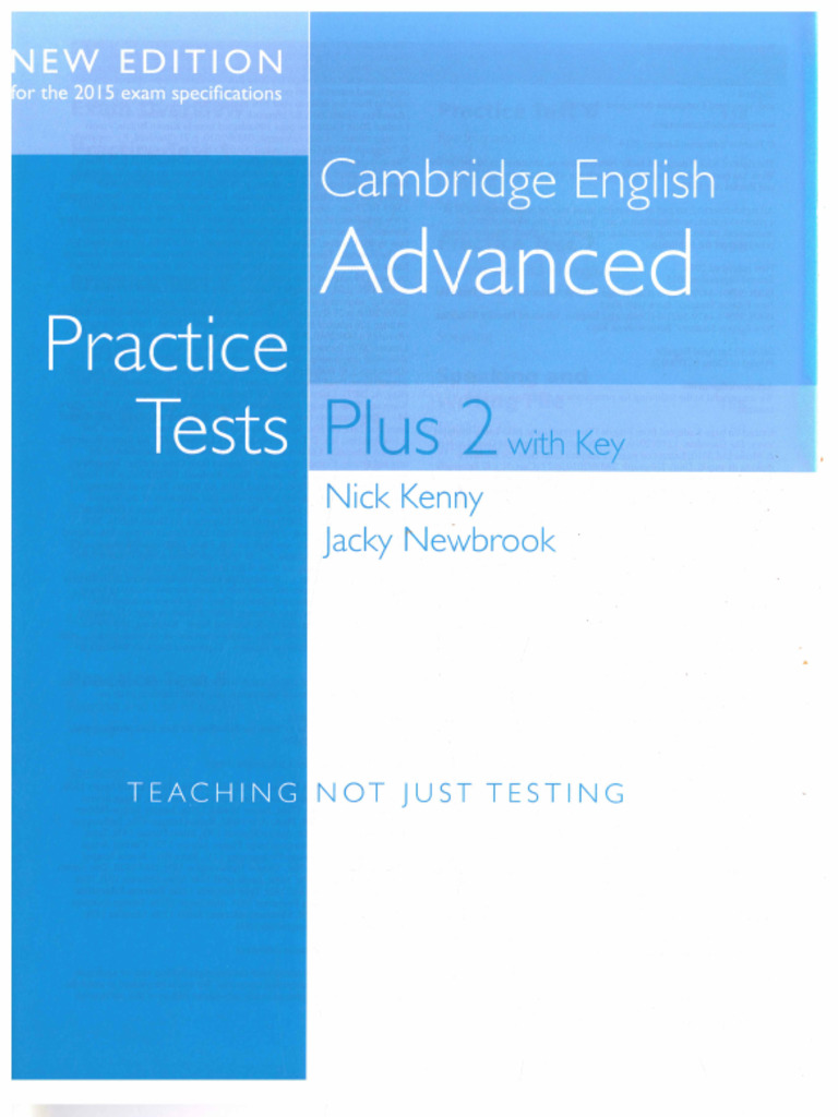 TEST # 7_CAE Practice Test Plus 2 | PDF