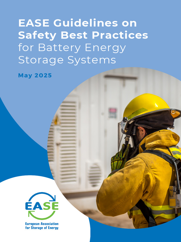 2025.05.06 EASE Guidelines On Safety Best Practices For Battery Energy ...
