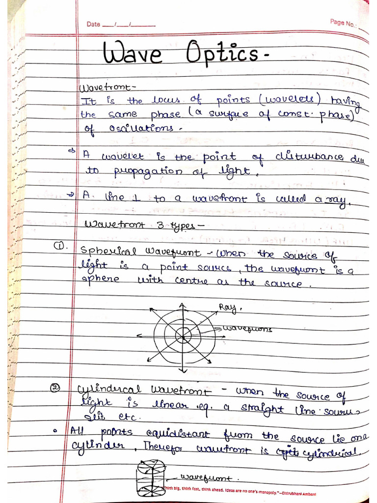 Wave Optics | PDF