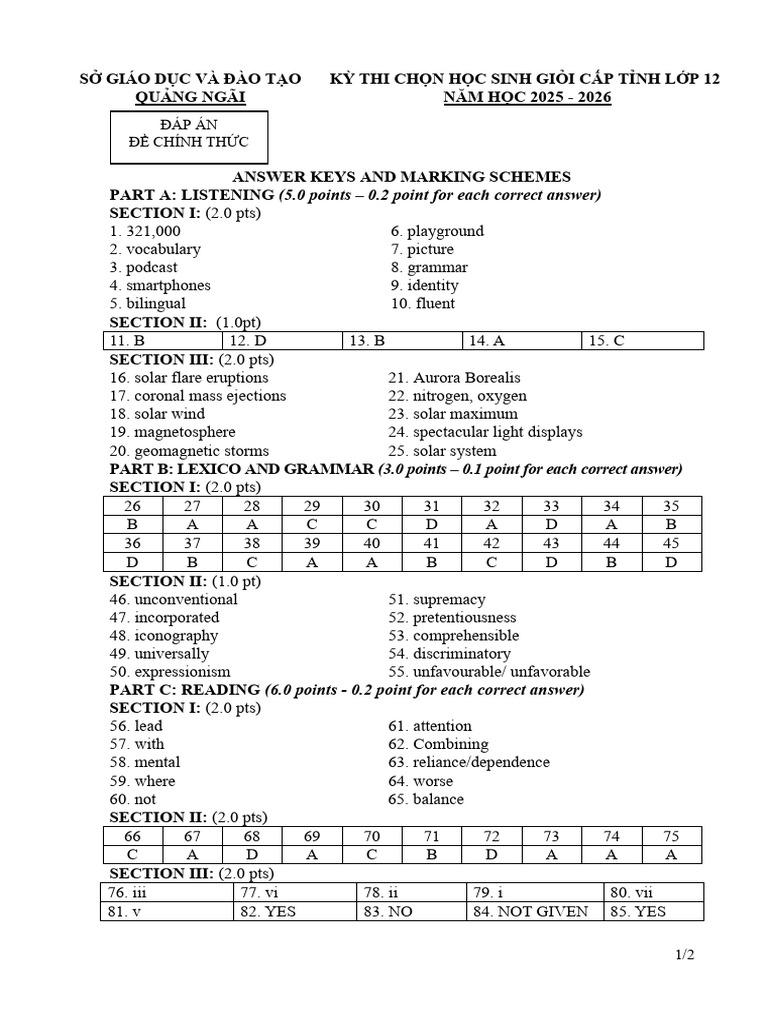 HSG 12 25 26 HDC ĐỀ CT | PDF