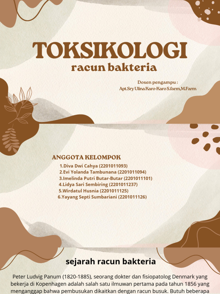 Racun Bakteri | PDF