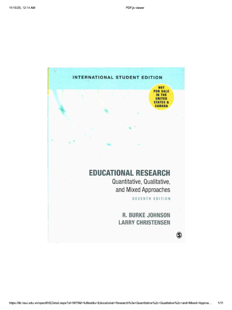 Educational Research | PDF