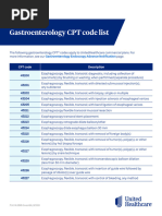 EUS CPT Codes Overview and Guidelines | PDF | Gastrointestinal Tract ...