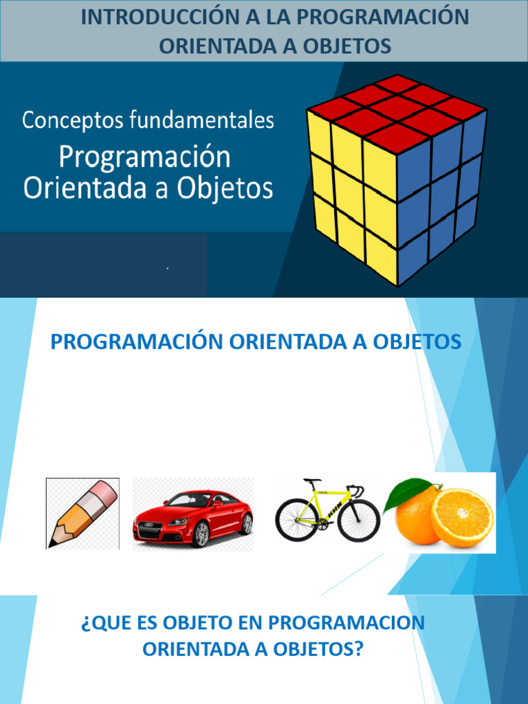 Conceptos Fundamentales de La Programacion Orientada A Objetos | PDF