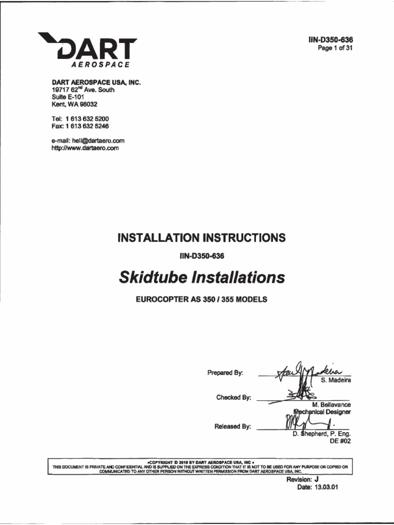 Installation Instructions SH99 7 | PDF