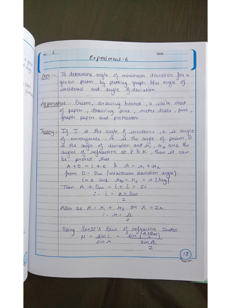 Experiment 6 Physics | PDF