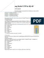 Cara Memasang Kabel UTP Ke