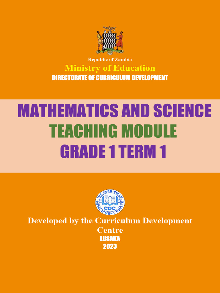 Mathematics and Science Teaching Module Grade 1 Term 1 | PDF | Learning ...